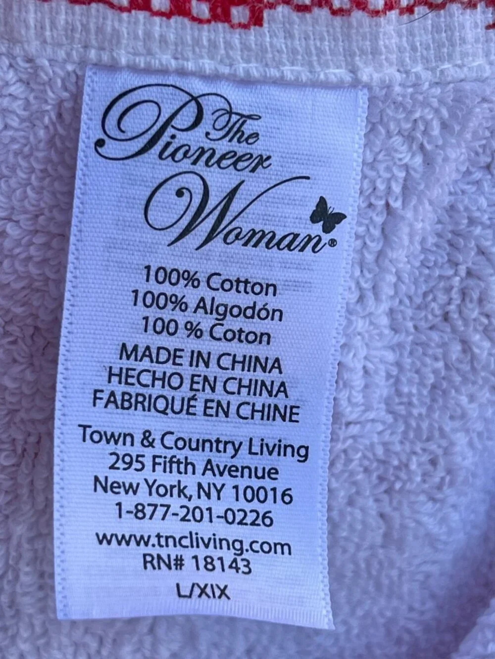 The Pioneer Woman Kitchen Towels Floral & Checkered Red White Blue 26